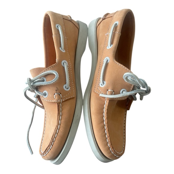 Sebago Docksides Women Spinnaker 2-Eye Slip On Suede Boat Shoes Loafers - Picture 3 of 7